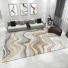 Irregular Line Decor Carpet Modern Home Living Room Decor Mat Nordic Style Non-slip and Cooling Rug for Study Bedroom Balcony