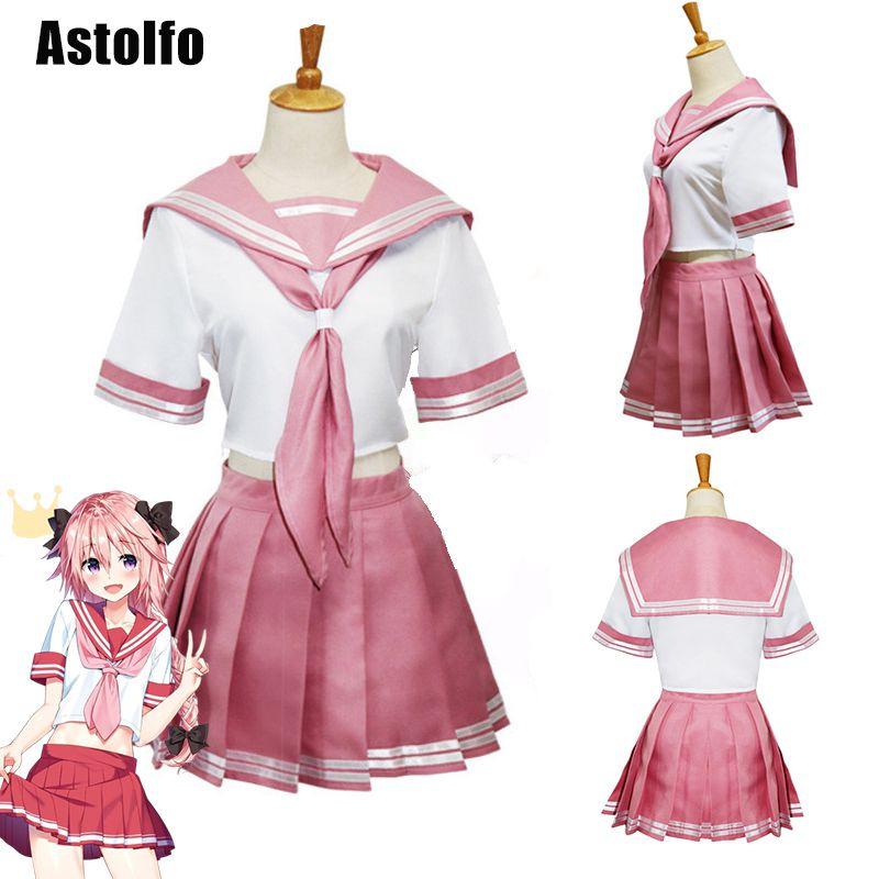 Fate/grand Order Astolfo Cosplay Costume Halloween Outfit Uniform For Women