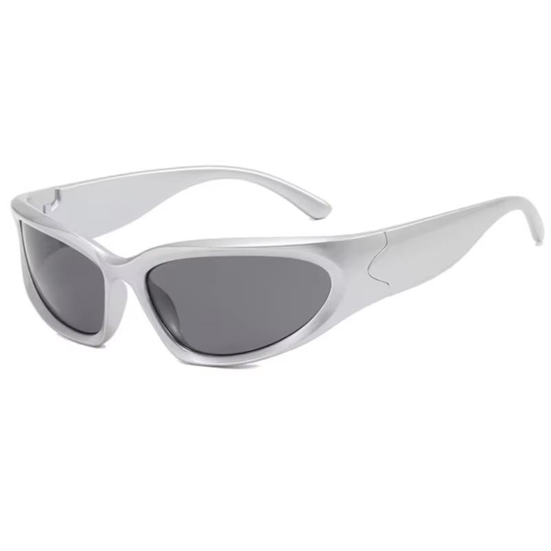 1/2/S Uv400 Lunettes de Soleil Mode Hommes et Femmes Haut de Gamme Y2K Carrées Lunettes Vélo Lunettes Résistantes Randonnée Extérieure