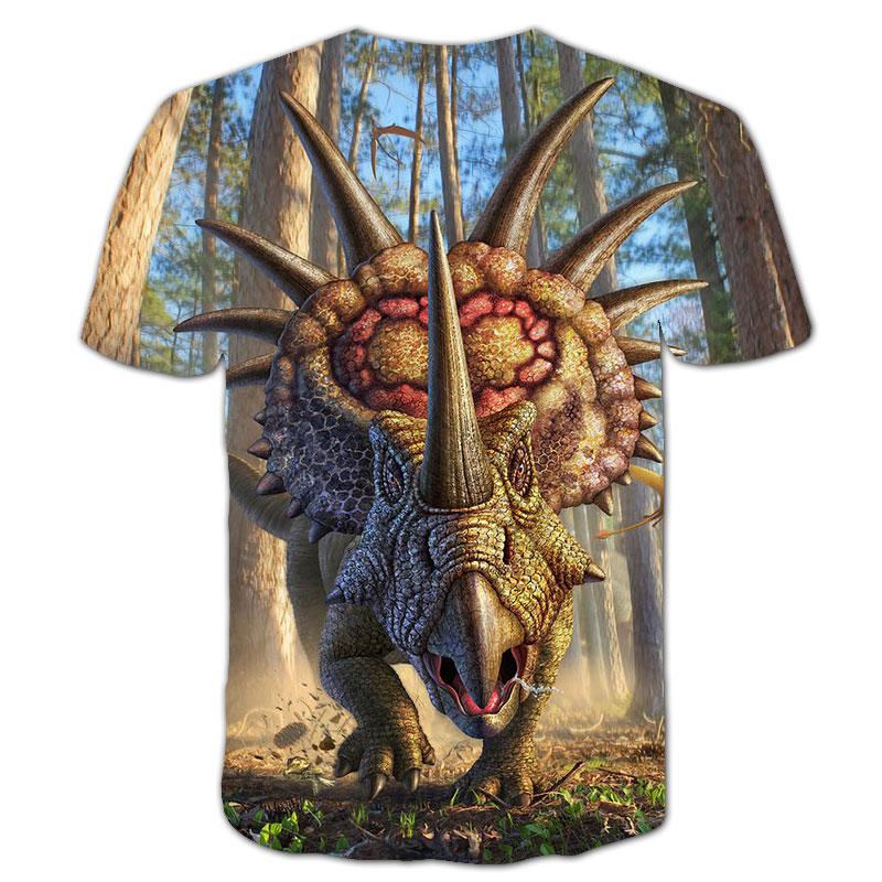 

3-14 Ys Baby Boys Dionsaur T-Shirt Children Clothes Kids Clothes Boys Girls T-Shirts Summer Cartoon Tops Short Sleeve Tees 160