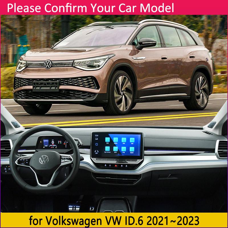Car Dashboard Mat For Volkswagen VW ID.6 Pro ~  Rug Dashmat Protect SunShade Anti-dirty Cover Pad Carpet Accessories