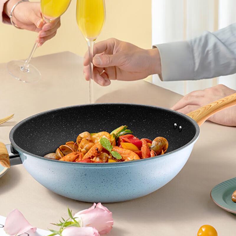 ASD Anjia Crystal Stone Non-stick Wok
