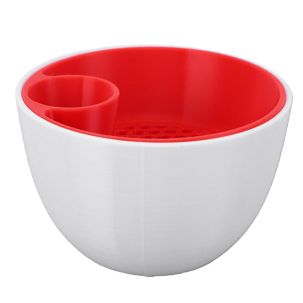 Dual Chamber Pistachio Bowl with Shell Container Snack Organizer for Pistachios Cherries Olives