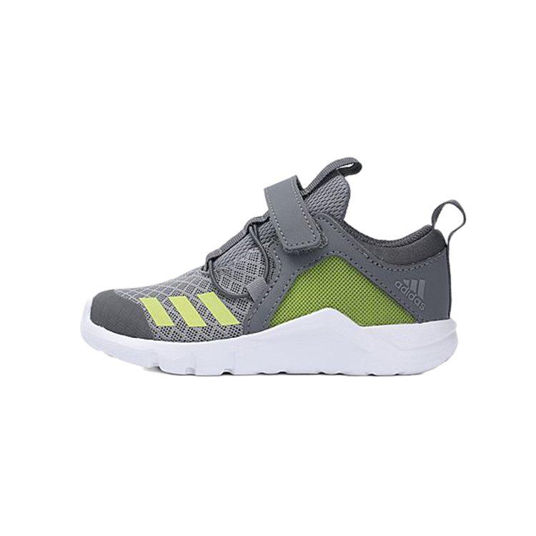 adidas Rapidaflex El I Abrasion Resistant Low Top Toddler Shoes Gray Green Infant And Toddler AH2572