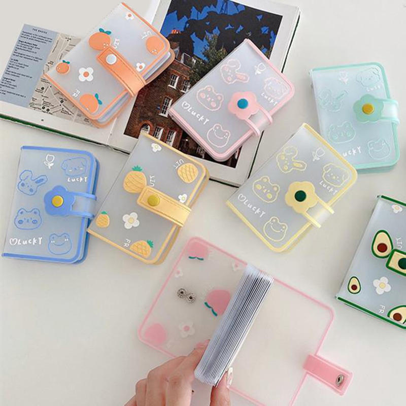 Cute Card Holder For Women Stylish Compact Lightweight Card Case Wallet Fashion Portable Mini Purse Organizer For Credit Cards ID Cash