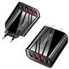 Universal Travel Charger: US/EU/UK, 3 USB Ports + Type-C & PD Multi-Device Adapter