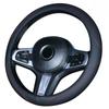 Universal Car Steering Wheel Cover Four Season Interior Decoration Leather Protective Handle Cover Stylish Decorative Accessory