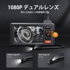 DEPSTECH Dual IPS 1080P Endoscope Slim IP67 with LED for Home Car and Plumbing 5M Cable Fiberscope, Lens, 5-inch Monitor, Camera, Microscope, 7.9mm