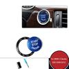 For BMW E90 E92 E93 2009-2012 Blue Engine Start Stop Push Button Cover&Ring Trim