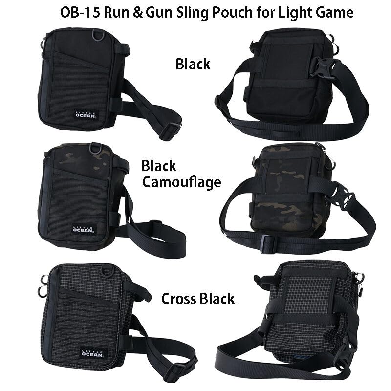 Little Presents OB-15 Lanyard Sling Pouch LG Black (BK)