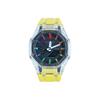 CASIO Men Liquid Crystal/Analog Dual Display Series 48.5mm Black Watch GA-2100-1A-