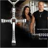 Fast & Furious 7 Inspired Personalized Cross Necklace for Men - European & American Style Pendant Jewelry C022