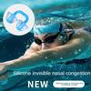 Swimming Professional Nose Clip Waterproof Reusable Invisible Nose Clip for Adults and Children Diving and Surfing Accessories