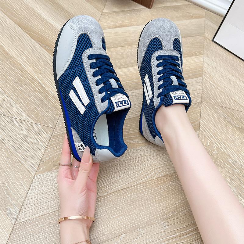 22 autumn new breathable mesh thin board shoes casual running German training shoes platform Forrest Gump shoes