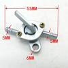 2pc Universal Motorcycle Scooter SUV Inline Petrol Fuel Tap on-Off Switch Motobike for 90cc 110cc 120cc 125cc 140c