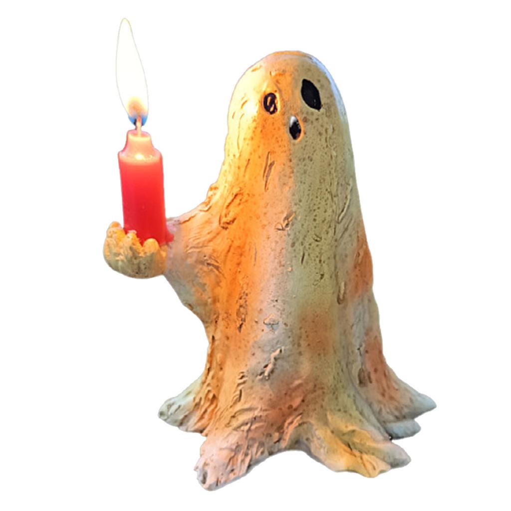 Ghost Figure Decor Resin Statue Ornament Horror Festival Sculpture for Indoor Outdoor Courtyard