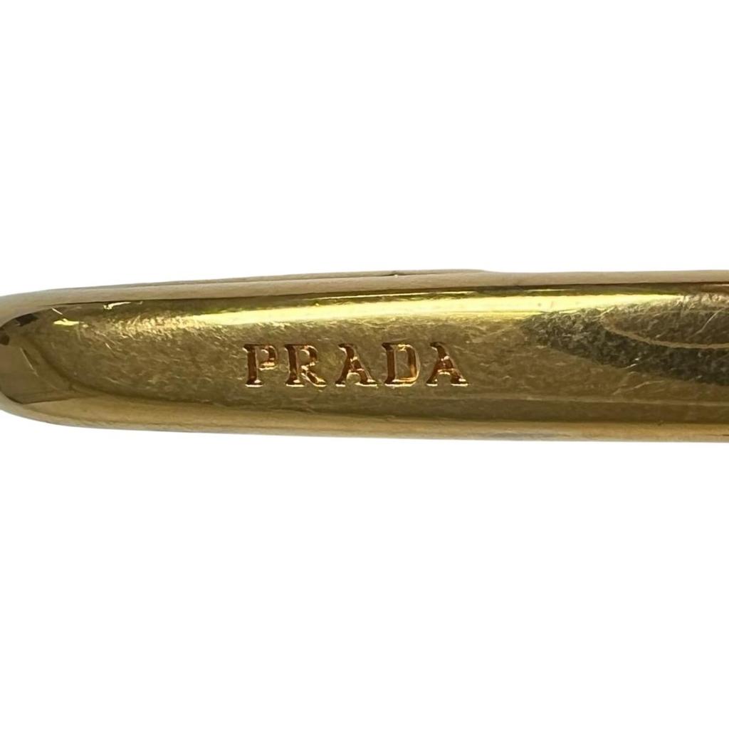 PRADA canvas Canapa Tote Bag denim blue Women Used