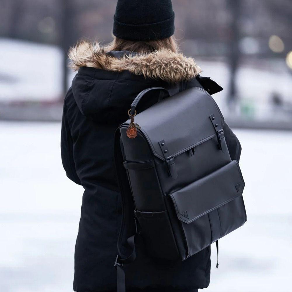 Kovová Vintage Klíčenka s Kloboukem Hovězí Kůže Vintage Kovová Klíčenka na Auto Kovbojský Klobouk Klíčenka Muž