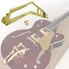 Heavy Duty Jazz Guitar Bridge Metal Texture Suitable for Enhancing Volumes and Customizable String Height Adjustment