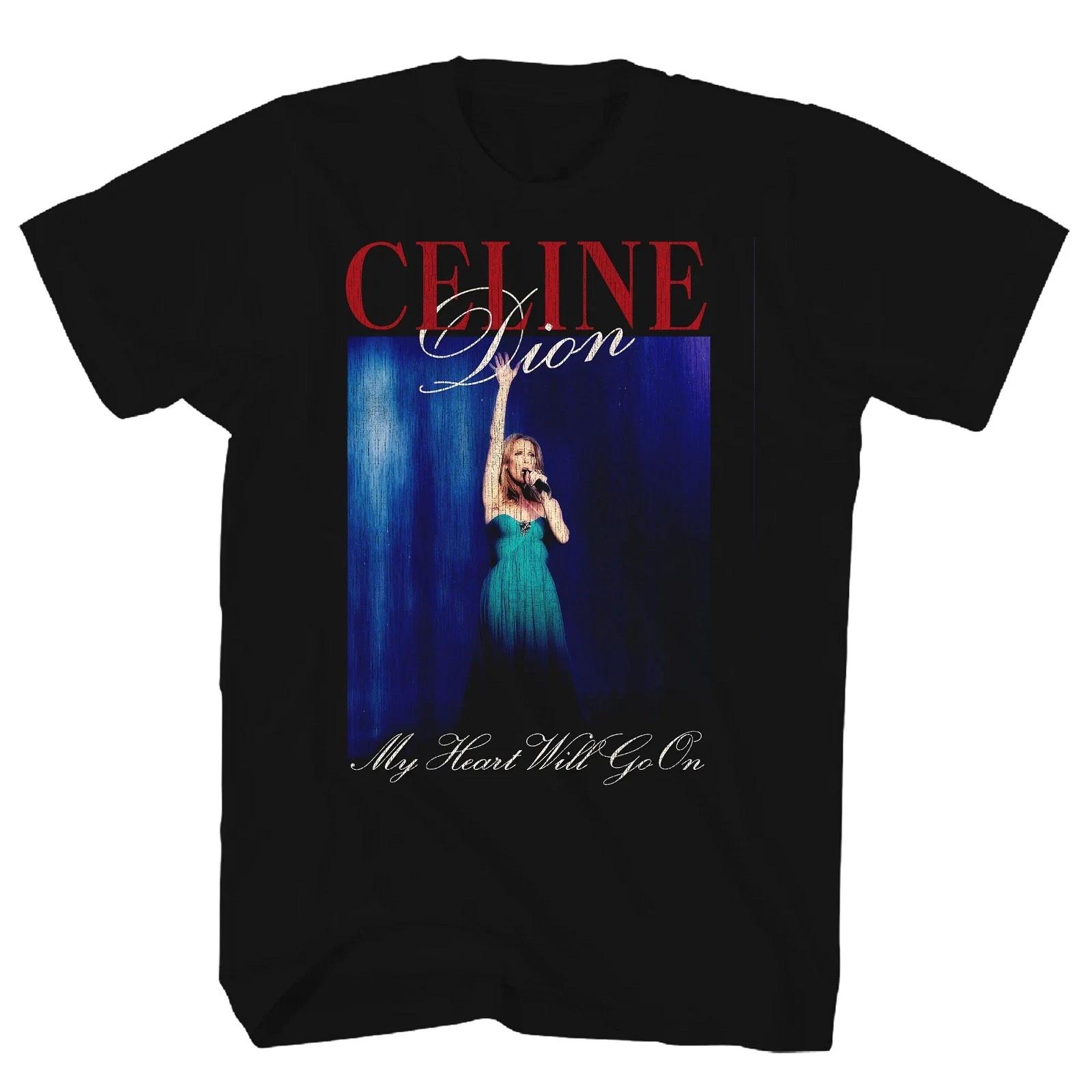 Authentic Celine Dion My Heart Will Go On T-Shirt S-2XL NEW 2XL