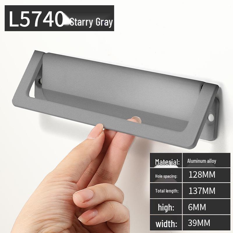 Moderner europäischer Stil, unsichtbarer Schrankgriff ohne Bohren