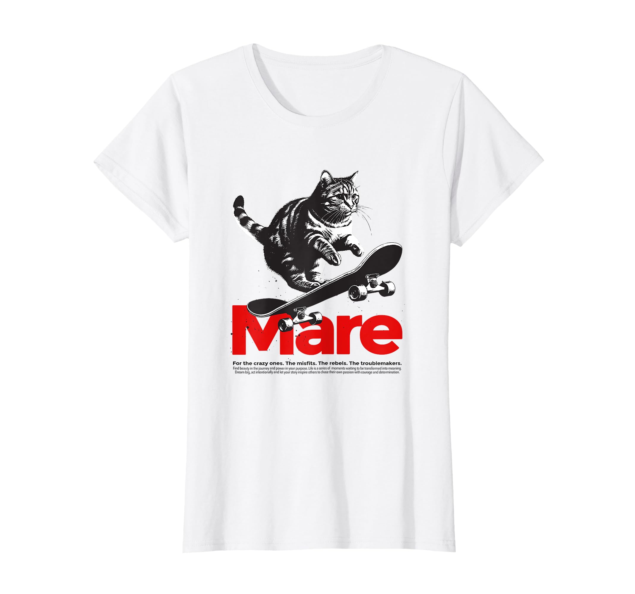 

MARE - Adorable girl name with cute Cat T-shirt
