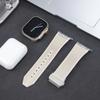 Luxury Strap for Apple Watch Band Ultra 3 49mm Series 11 10 46mm 9 8 7 45mm Sports Silicone Bracelet Belt Iwatch 6 SE 5 44mm
