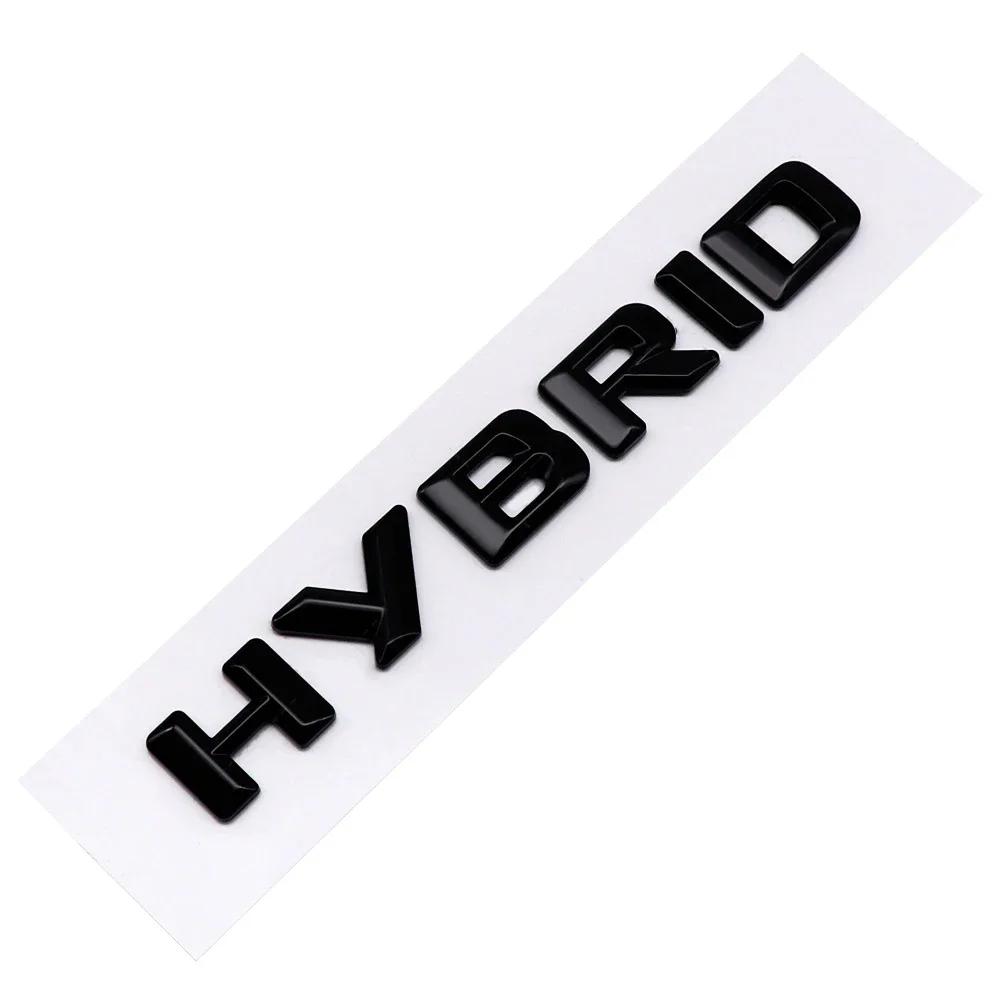 3D ABS Car Side Badge Rear Trunk Decal Sticker for Mercedes Benz HYBRID Emblem W176 W168 W207 W204 W213 CLK GLA SLK S300 G500