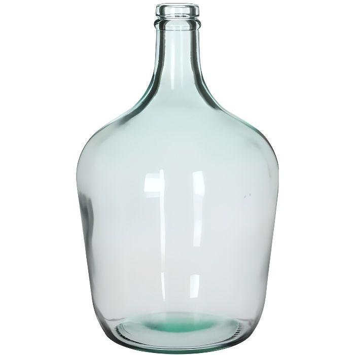 MICA Vase Flasche Diego transparent - 30 xØ18 cm