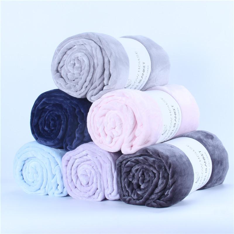 Coral Fleece Blanket Double Sided Fleece Sheet Flannel Dormitory Single Bed Blanket