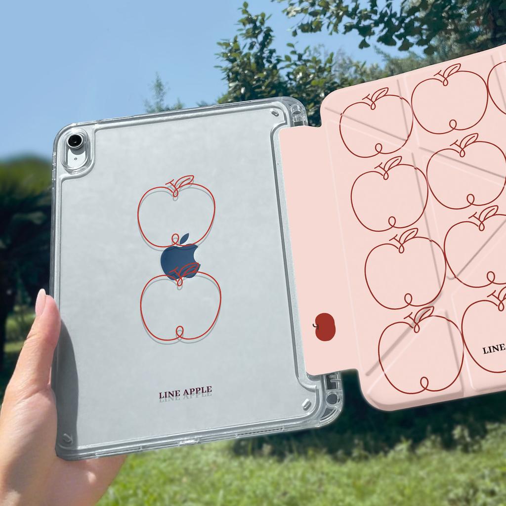 1111 new ipad11 tablet protective case air1/1/1 case with pen slot 1 bear inch a11 transparent and sweet 1y