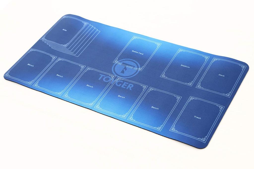 TOYGER Compact Playmat Length Approx. 23cm TYPE2 (Pokémon Card Compatible) Blue