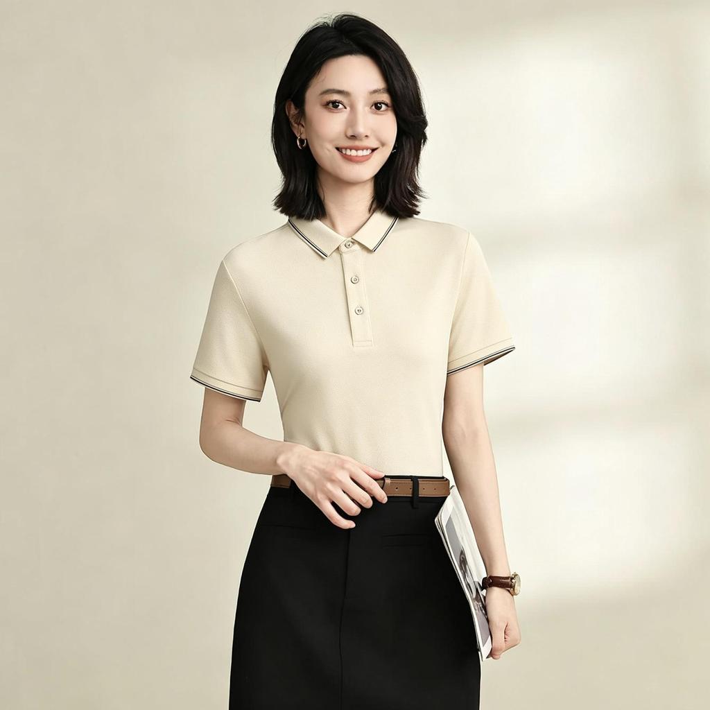 2026 Women's Summer Quick-Dry Golf Polo: Breathable, Short Sleeve, Custom Team Shirt