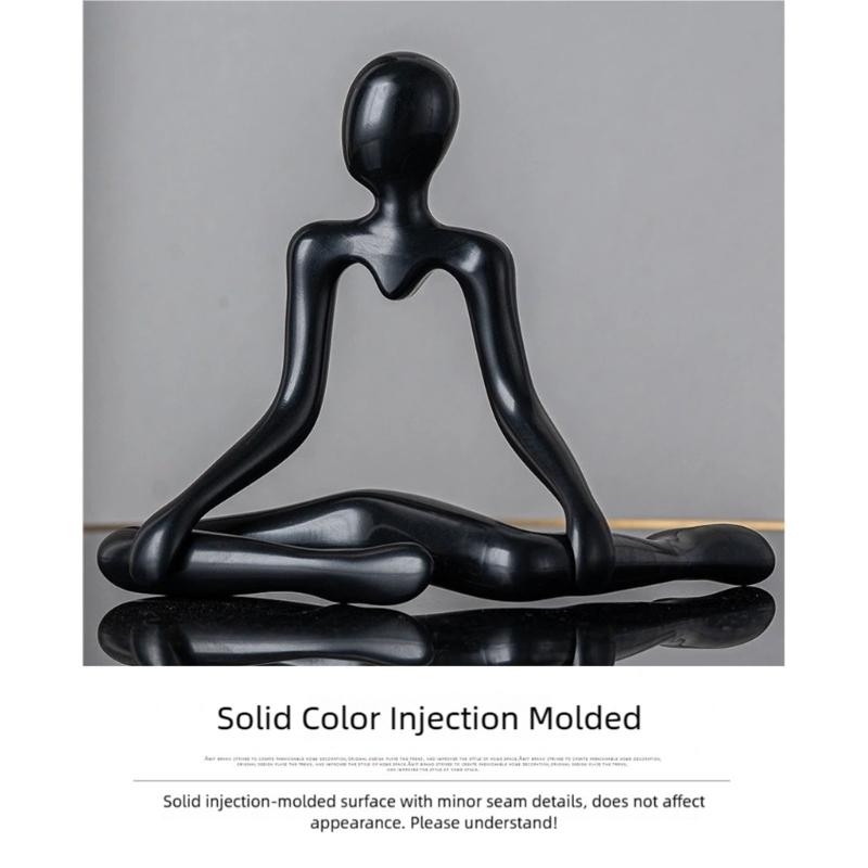 Abstract Thinker Figurine Sculpture Modern Art Homes Decors Plastic Statue for Living Room or Office Bookshelf Display