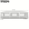 10'x30' Spacious Outdoor Party Tent - Waterproof Canopy, 8 Removable Sidewalls, Perfect for Patio, Wedding, Gazebo, Backyard Events and Gatherings