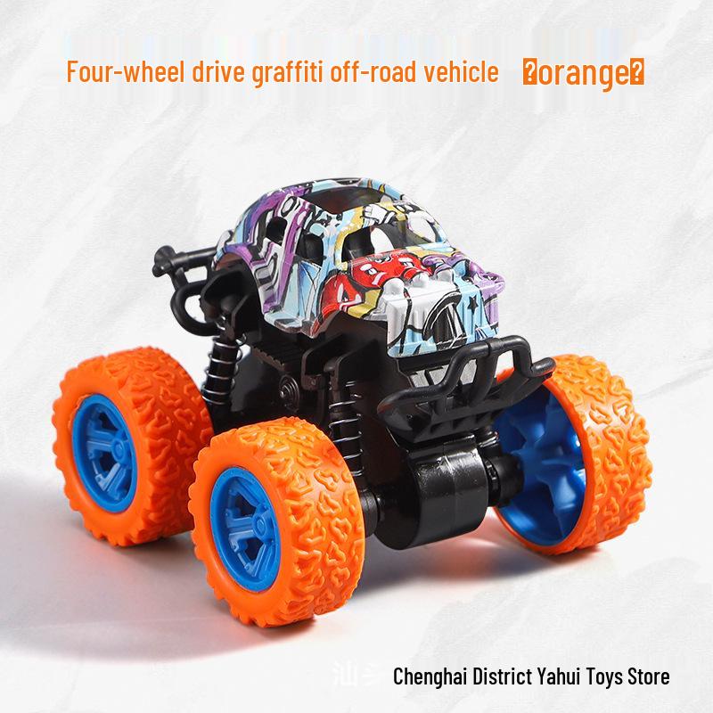 Douyin Kids' Toy Stunt Off-Road 4WD Car Model