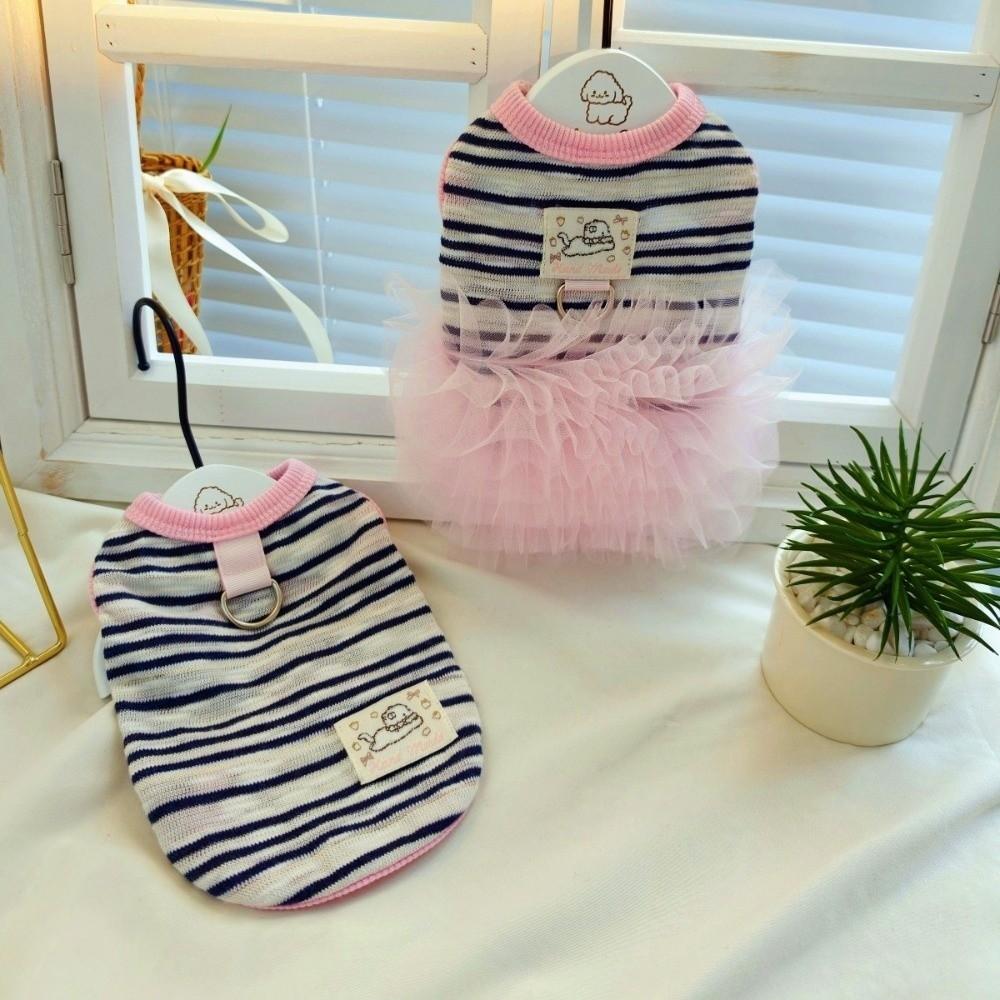 Lace Skirt Puppy Princess Dress Sweet Style Pet T-shirt Fashion Pet Lace Skirt Wedding Party