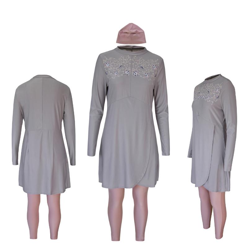 Женщины Длинные Ислам Купальники Мусульманские Купальники Женщины Скромный Мусульманский — фото 8