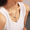 European & American Tassel Water Drop Necklace - Light Luxury Layered Design In Titanium Steel with 18K Gold Plating