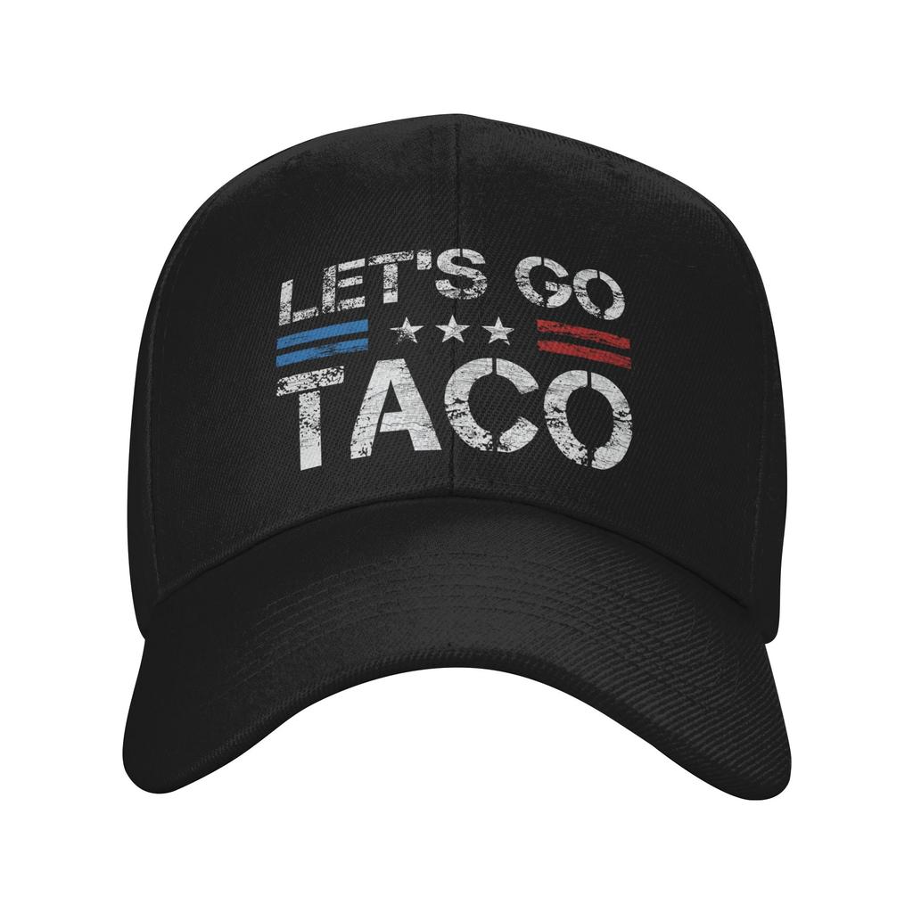 Lets Go Taco Cap Unisex Summer Wear Baseball Cap Adjustable