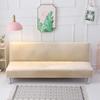 Plush Folding Sofa Bed Cover Velvet Thickened Slipcover Case For Armless Living Sofa Bed Sheet Couch Cover Flexible Futon Cover Winter