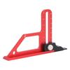 Table Saw Height Gauge Aluminum Alloy Metric Inch Scales 0‑60mm Depth 45 Degree Angle Measuring Tool for Woodworking