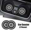 PVC Car y Anti-skid Cup Holders Non-slip Mat for Nissan Nismo GTR Z TERRA 350Z 370Z Almera Micra Murano Pathfinder Pulsar Serena