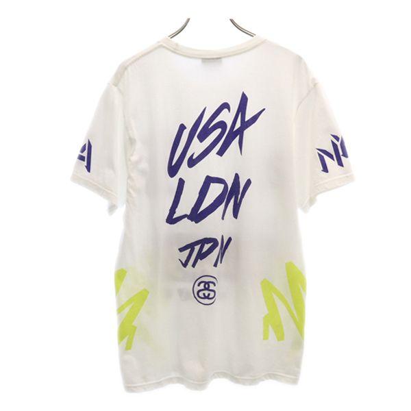STUSSY logo Short sleeve T-shirt M White Men's Used