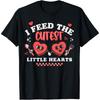 Work of Heart School Lunch Lady Cafeteria Worker Valentines T-Shirt