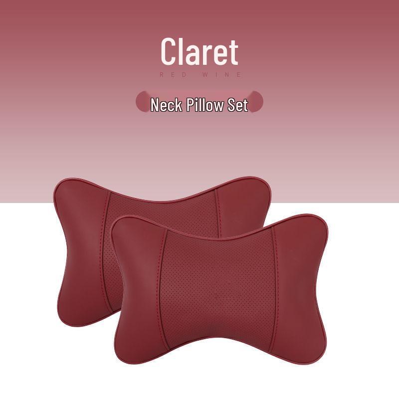 Zestaw poduszek podpierających szyję i lędźwie na zagłówek samochodowy na poduszkę oparcia