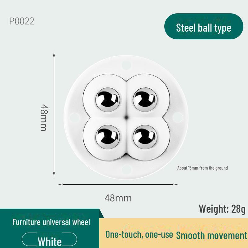 

Пятикомпонентные клеевые ролики для мебели — сверление не требуется