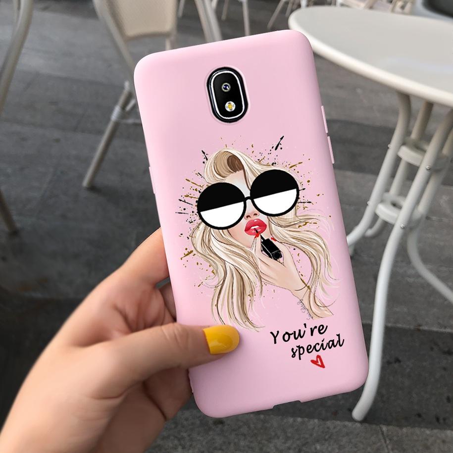 For Samsung Galaxy J5 2017 J530 SM-J530F Case Cute Cartoon Cats Unicorn Butterfly Bee Soft Cover for Samsung J5 2017 J530F Funda