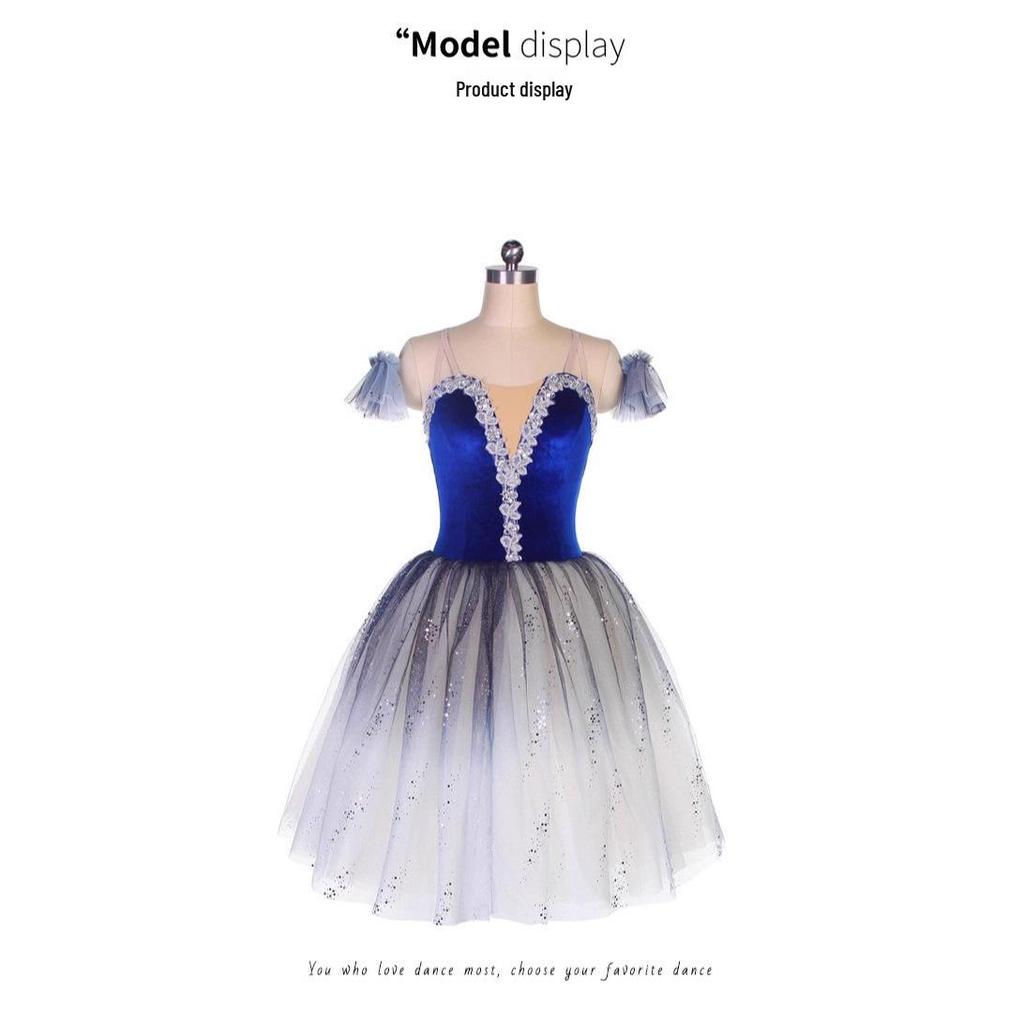 Children's and Adult Professional Ballet Performance Costume with Soft Gauze Puffy Skirt