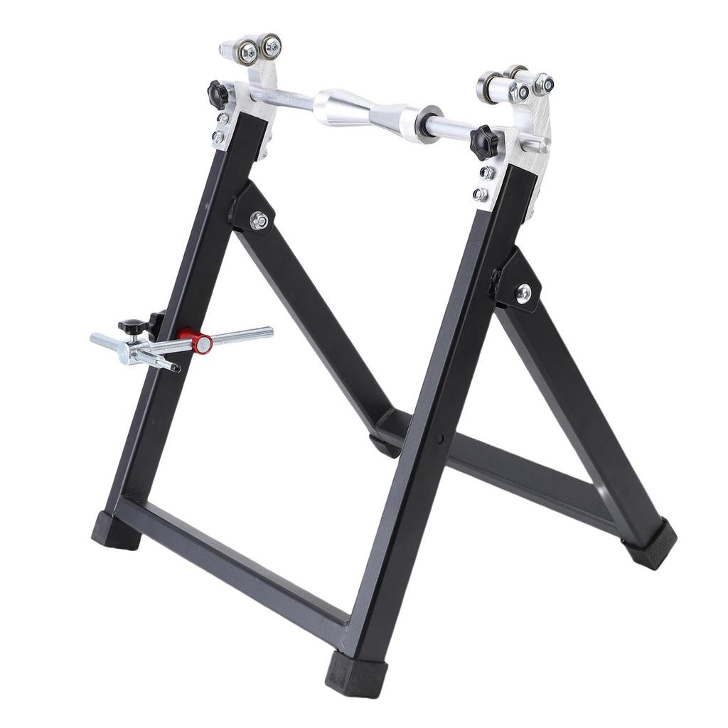 Motorcycle Wheel Balancer Truing Stand Foldable Portable Adjustable Centering Cones Rim Tire Balancer for Sport Dirt